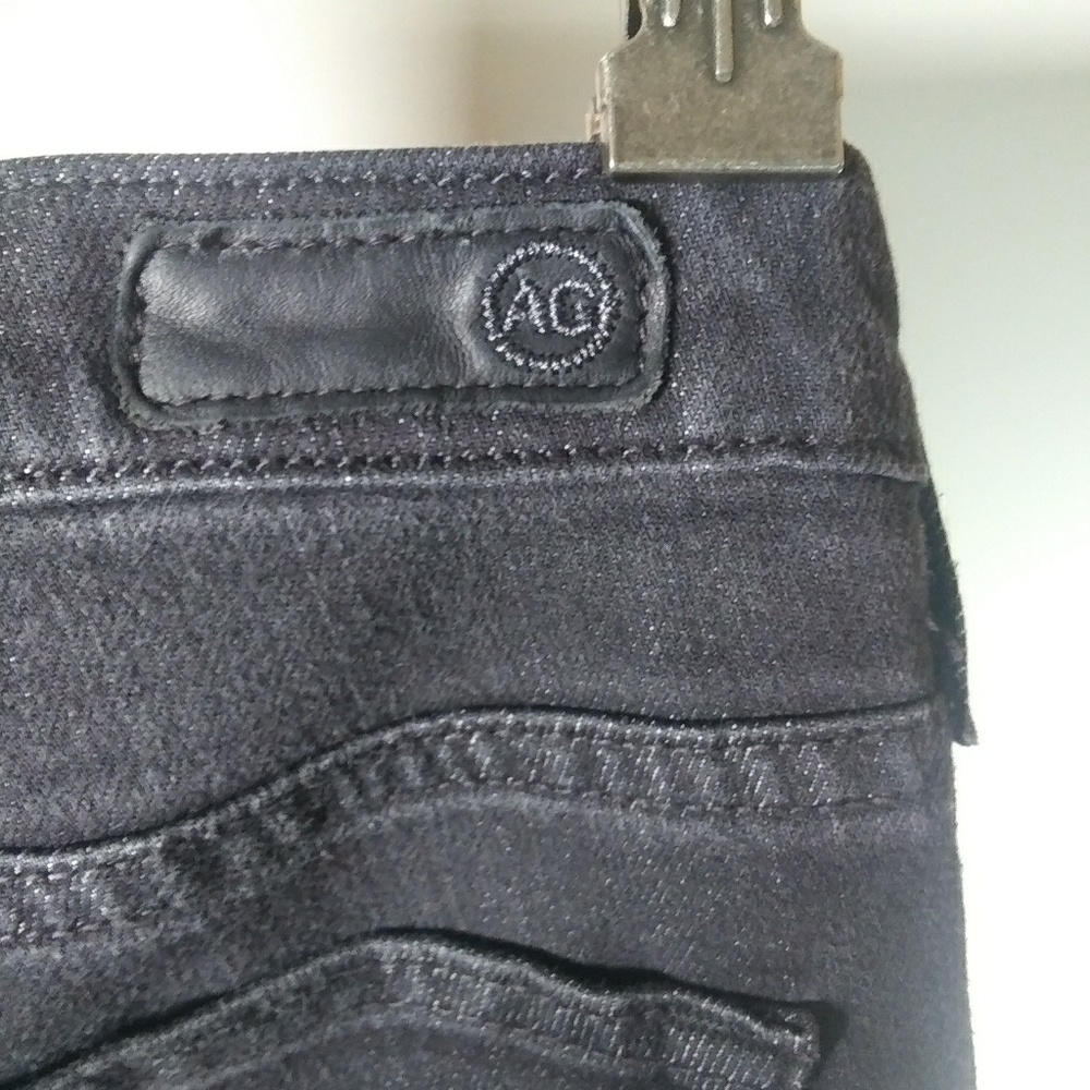 AG Stilt Skinny Straight Leg Jeans in Grey Wash